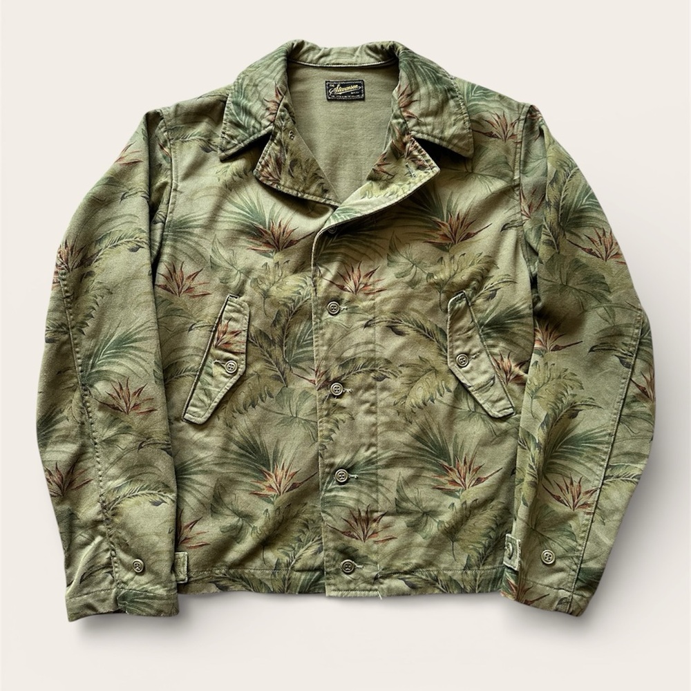 Stevenson Overall Military Tropical Print Jacket